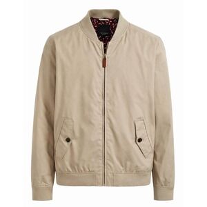Ted Baker London Sailors Tan Beige Bomber Jacket Mens Size 2 Small
